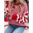 Women'S Red & White Striped Sweater - Long Sleeve Round Neck Pullover, All-Season Casual Elegant Sweater for Everyday & Formal Outfits