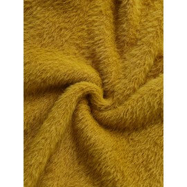 Women's Thick & Soft Sweater with Bow Buttons - Winter Warm Round Neck Long Sleeve Cozy Sweater, Beige & White Cable- Design, All-Season Casual Elegant Pullover for Fall and Winter Layering, Hand Wash or Dry Clean, Solid Color with Bow Detail, Medium Stretch, Relaxed Fit, Fleece Lining for Extra Warmth, Chic and Comfortable for Casual Attire, Cozy Sweaters For Women, Casual Long Sleeve Sweater, Oversized Knit Sweater, Colourfull Loose Sweater For Women,