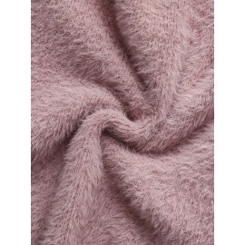 Women's Thick & Soft Sweater with Bow Buttons - Winter Warm Round Neck Long Sleeve Cozy Sweater, Beige & White Cable- Design, All-Season Casual Elegant Pullover for Fall and Winter Layering, Hand Wash or Dry Clean, Solid Color with Bow Detail, Medium Stretch, Relaxed Fit, Fleece Lining for Extra Warmth, Chic and Comfortable for Casual Attire, Cozy Sweaters For Women, Casual Long Sleeve Sweater, Oversized Knit Sweater, Colourfull Loose Sweater For Women,