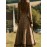 Women'S Vintage V-Neck Dress - Elegant Brown & Checkered Long Formal & Everyday Dress with Waist-Cinching Belt, Non-Stretch Fabric, Flared Hem for Office, Party, Wedding Outfits - Fall/Winter/Summer Dresses, Cute Dress