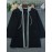 Plus Size - European And American Autumn And Winter Fashion Elegant Faux Two-Piece Cardigan with Pockets And Drawstring Hood, Long Plus-Size Women'S Coat.